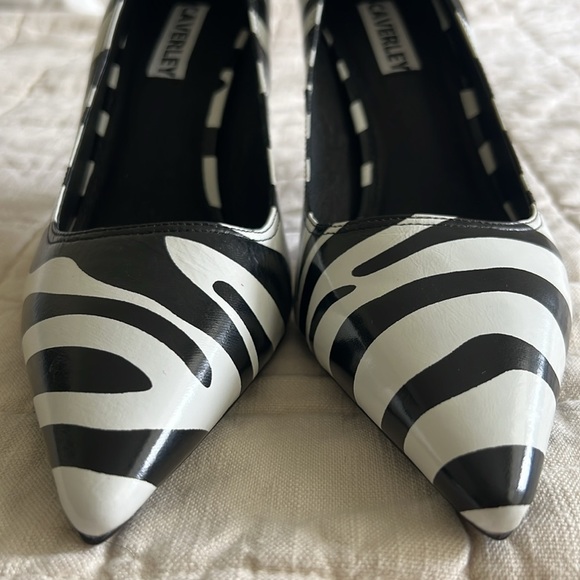 Caverley Zebra Print Pumps - Picture 7 of 10